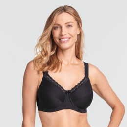 Miss Mary&reg; Cotton Comfort Underwire Bra, , large