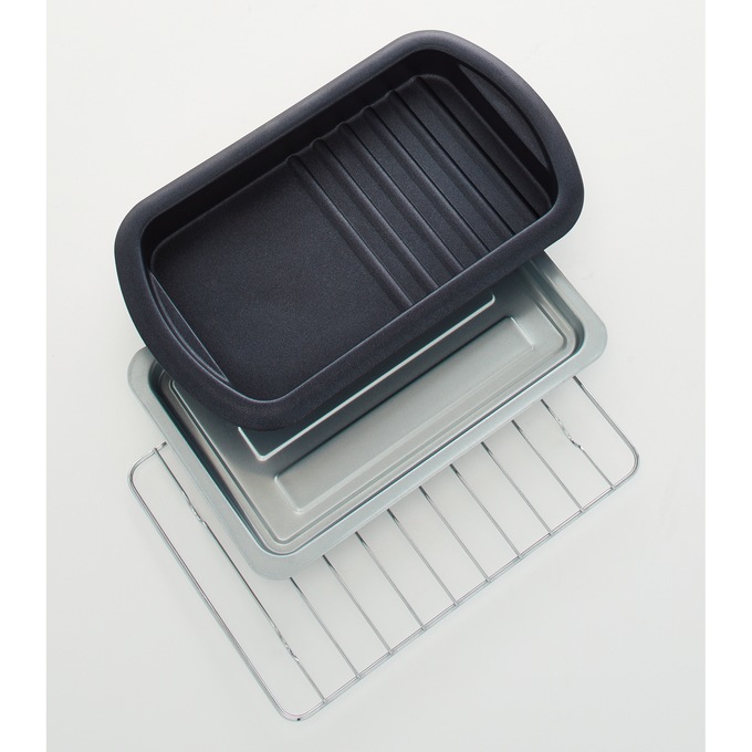 3-in-1 Breakfast Maker with Grill, Bake, Toast & Brew Functions, , large