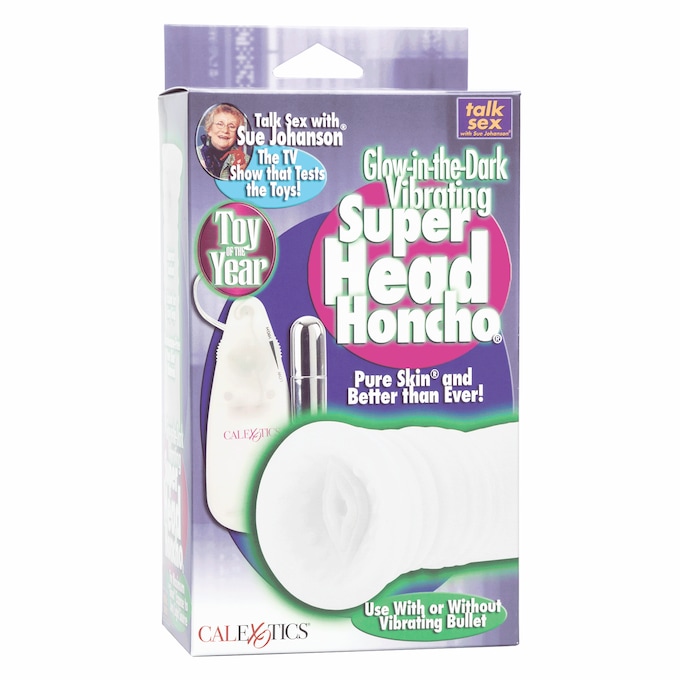 Glow-In-The-Dark Super Head Honcho Stroking Sleeve, , large