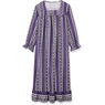 Square-Neck Flannel Nightgown, , large
